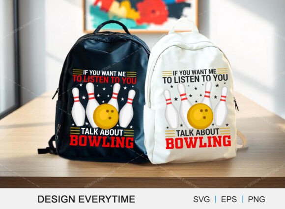 A Premium Bowling Typography Graphic for T-Shirt Designs