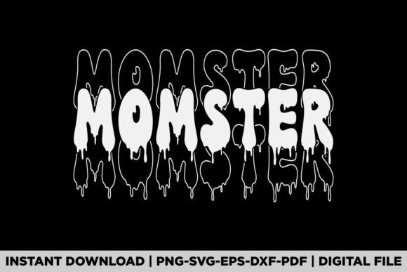 Momster Halloween Mom: A Graphic Asset for Seasonal Brand Personality