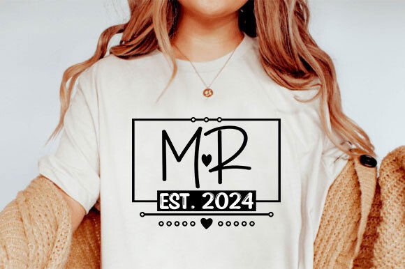 Mr Est 2024 SVG: A Flexible Graphic for T-Shirt Designs & More