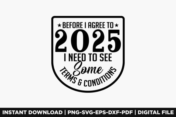 New Year 2025 Graphics for Modern T-Shirt Designs