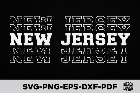 Patriotic New Jersey Graphics for T-Shirt Designs