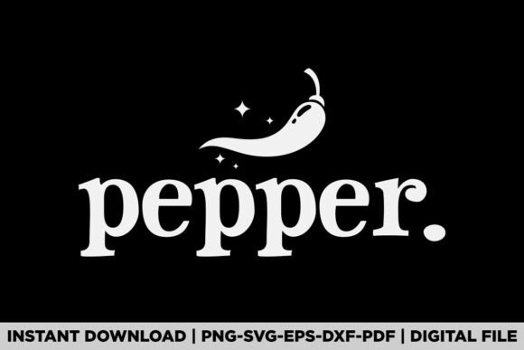 PEPPER Halloween: A Graphic Design Asset for T-Shirt & Brand Applications