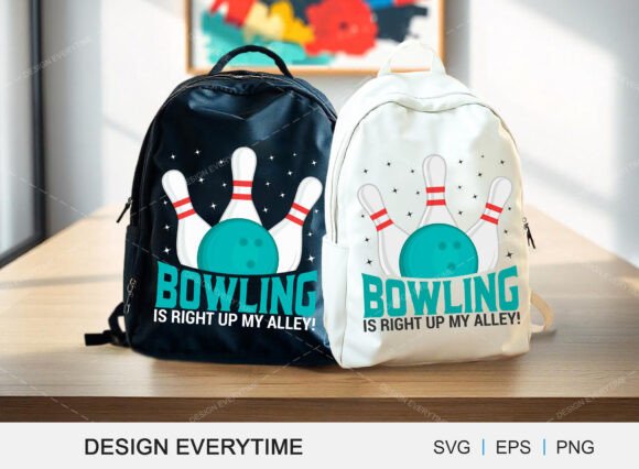 Reviewing the Bowling is Right Up My Alley Typography for Commercial Graphics & T-Shirt Designs