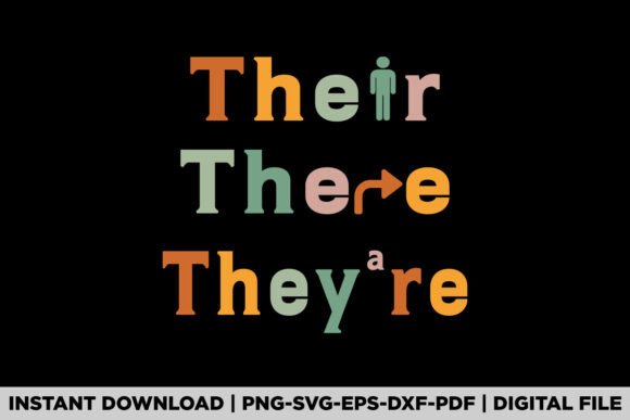 Their There They're English Teacher: A Timeless T-Shirt Graphic