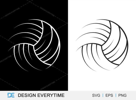 Volleyball Typography: A Graphic Gem for T-Shirt & Craft Designs